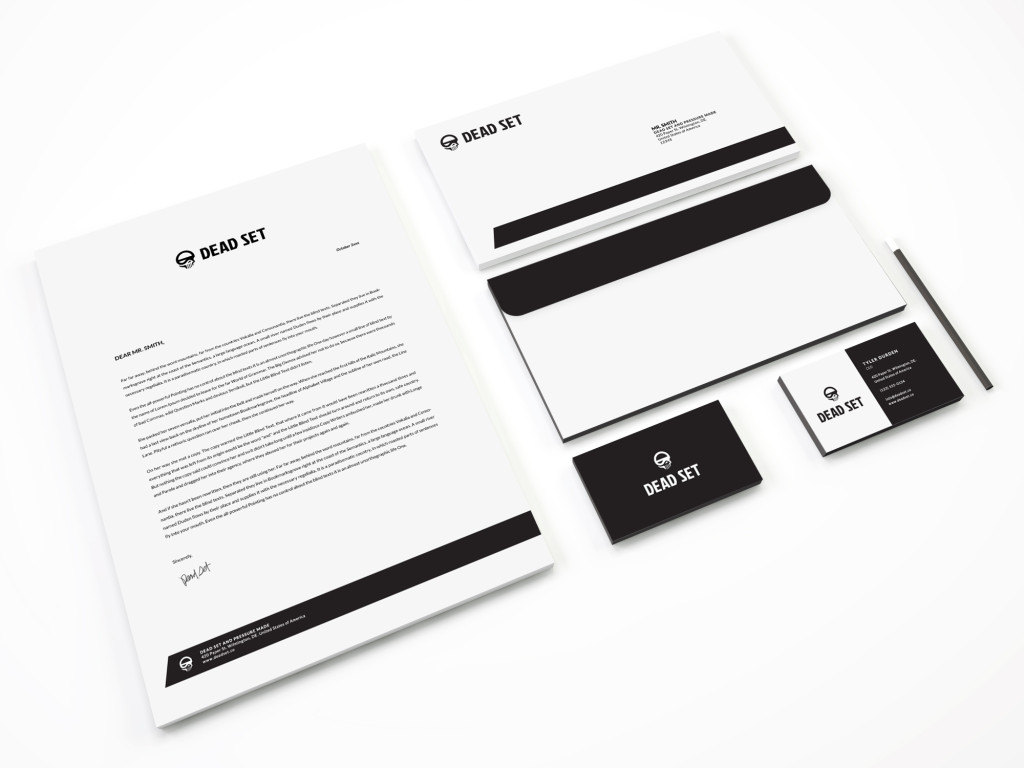 Branding Stationery - Dead Set