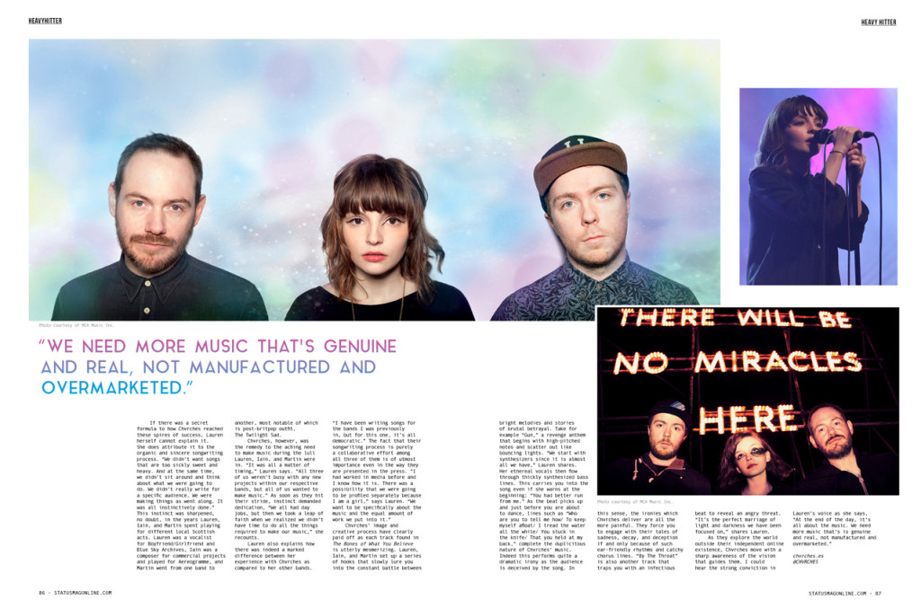 STATUS 54 - Chvrches